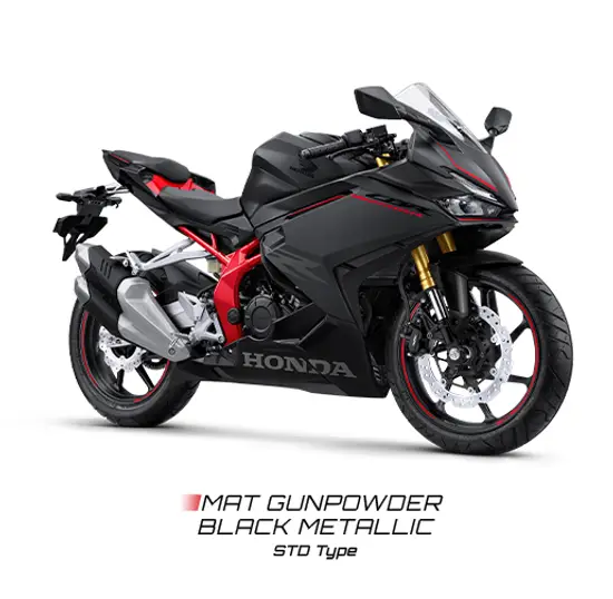 CBR250RR - Varian Mat Gunpowder Black Metallic